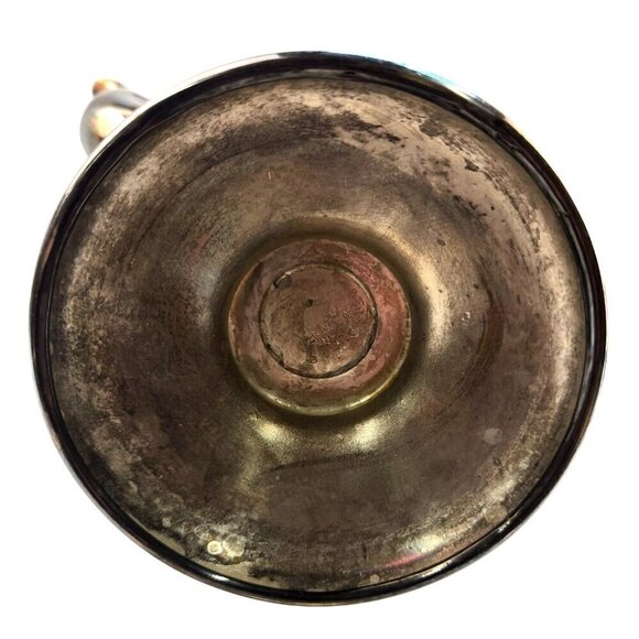 Antique Teapot Signed Lehman Brothers Silver Over Copper Plated Beautiful Pateni - Picture 2 of 8